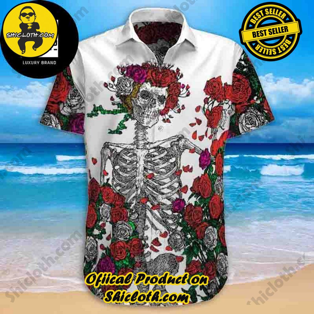 Tropical Vibes: Explore Shicloth's Hawaiian Shirt Collection 30 Grateful Dead Skull And Roses 2024 Trendy Hawaiian Shirt