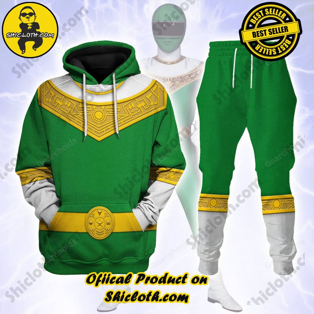 Unleash Your Inner Ranger: Introducing Shicloth's Power Rangers Lightspeed Outfit Costume Collection 16 Green Power Rangers Zeo Hoodies Sweatshirt T-shirt Hawaiian Tracksuit