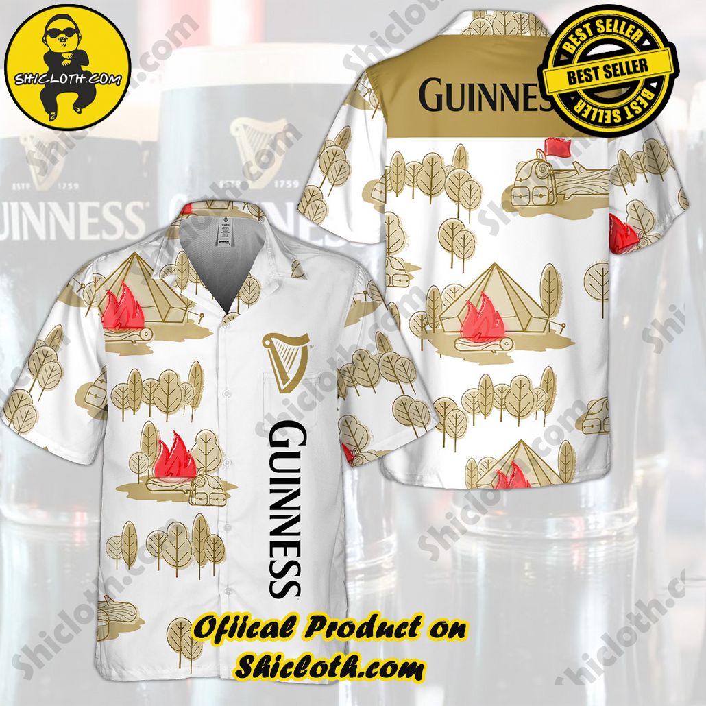 Unleash Your Inner Islander: Shicloth's Hawaiian Beach Shirts For Men 53 Guinness Camping Hawaiian Beach Shirts For Men