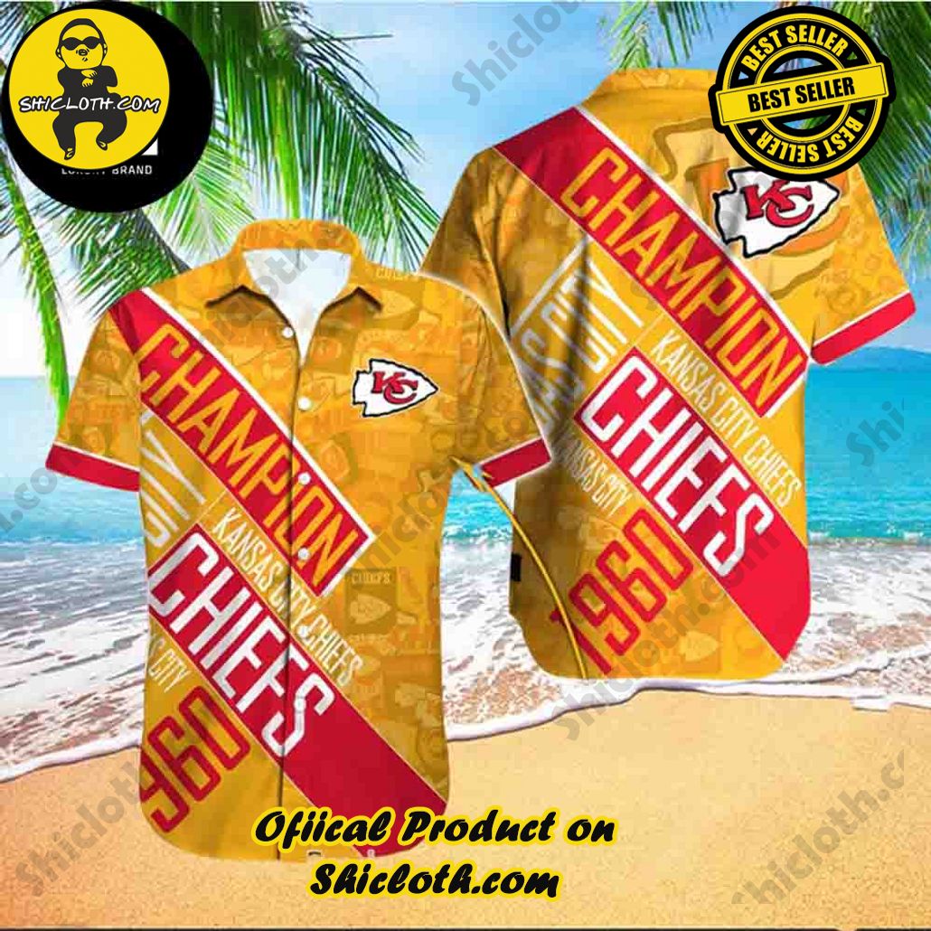Tropical Vibes: Explore Shicloth's Hawaiian Shirt Collection 40 Kansas City Chiefs 2024 Super Bowl Bound Champions Fan Gifts Hawaiian Shirt