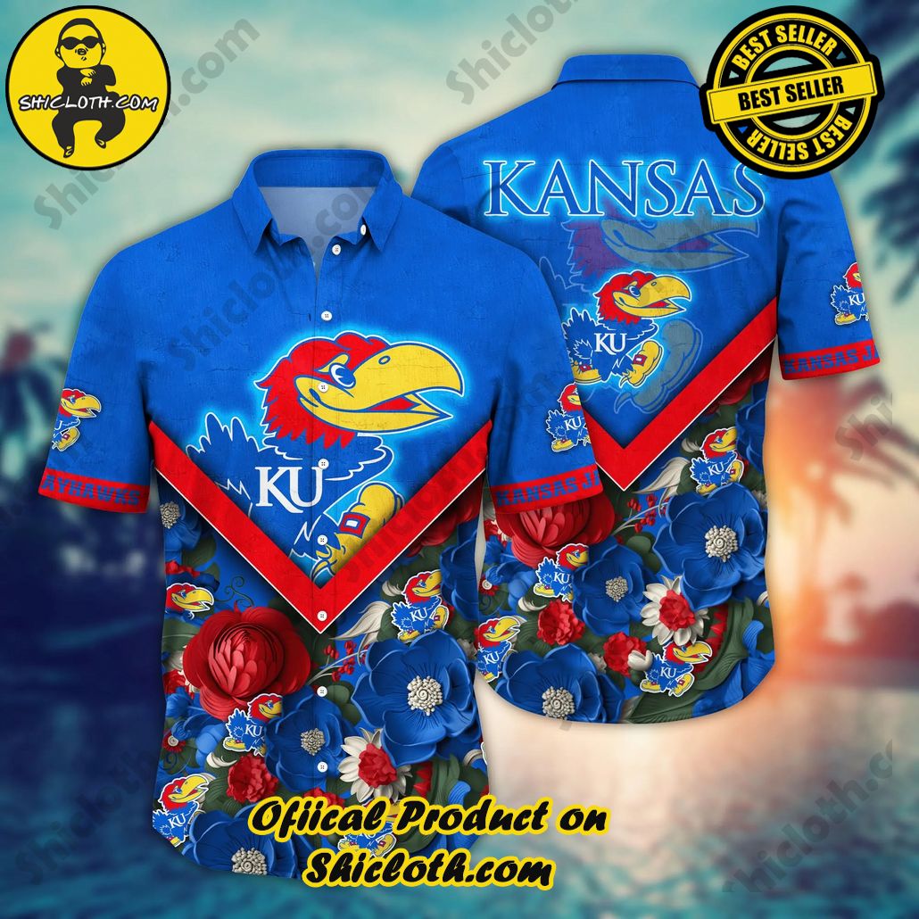 Shicloth Beach Shirts: The Perfect Way to Beat the Heat 7 Kansas Jayhawks NCAA Hawaiian Shirt Custom Solstice Aloha Shirt