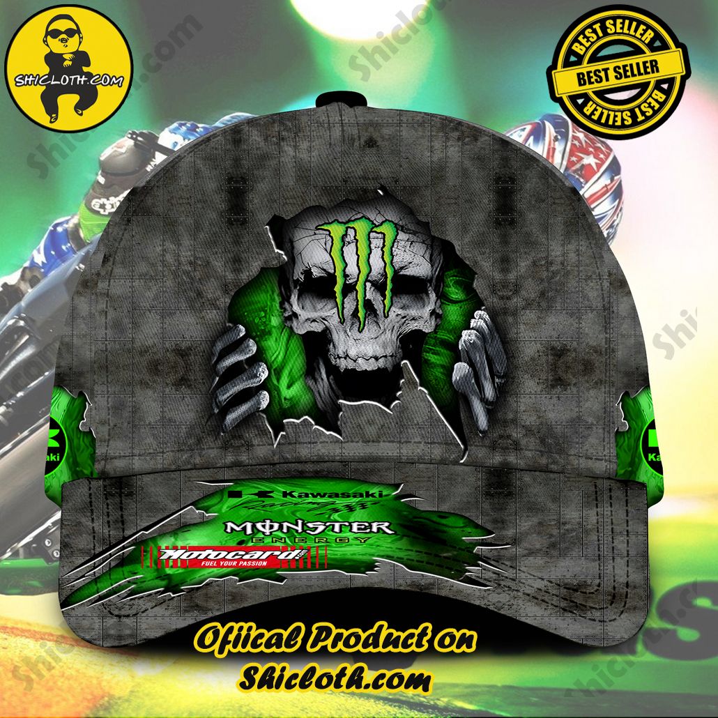 Kawasaki Motorcycles Skull Classic Cap