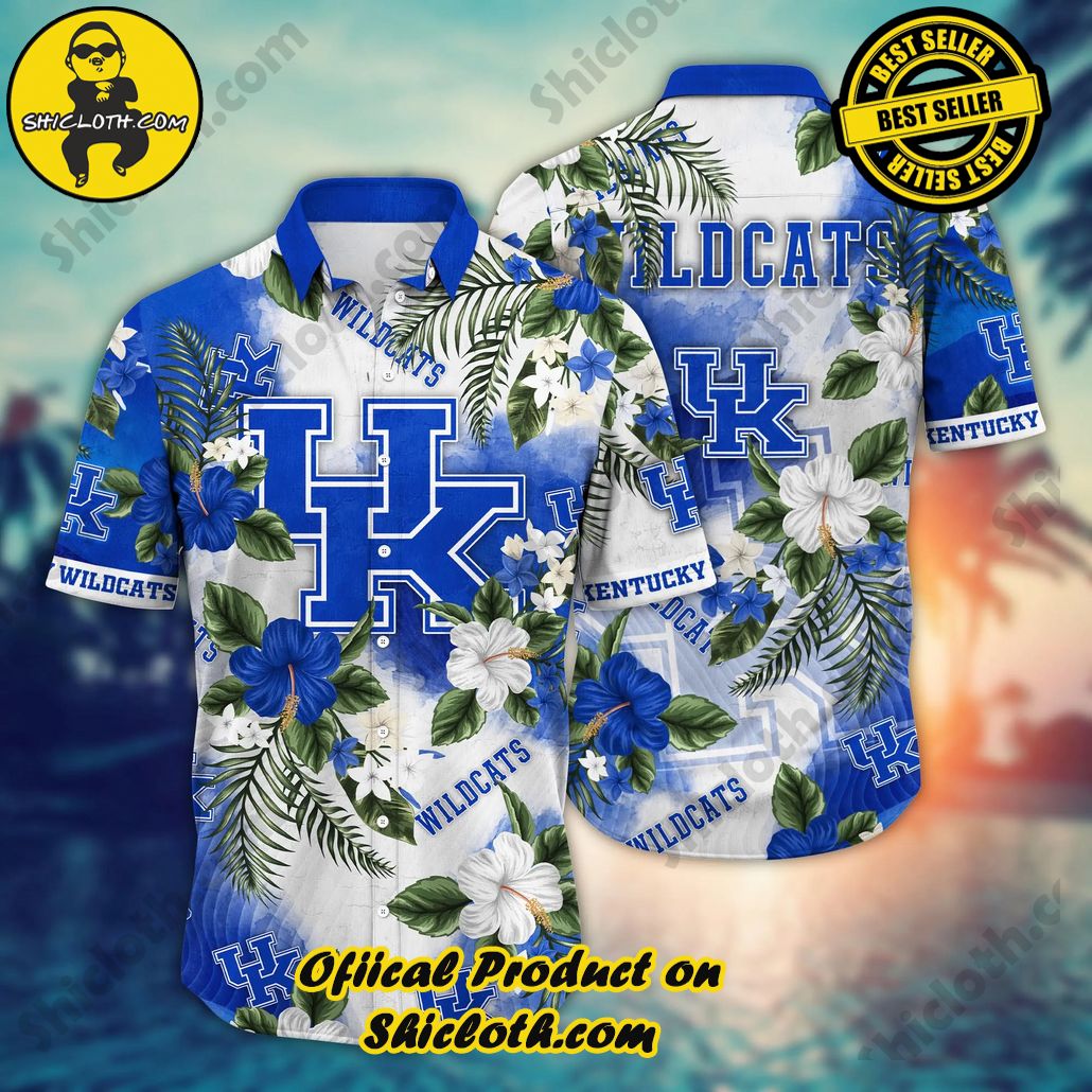 Shicloth Beach Shirts: The Perfect Way to Beat the Heat 12 Kentucky Wildcats NCAA Hawaiian Shirt Midsummertime Aloha Shirt