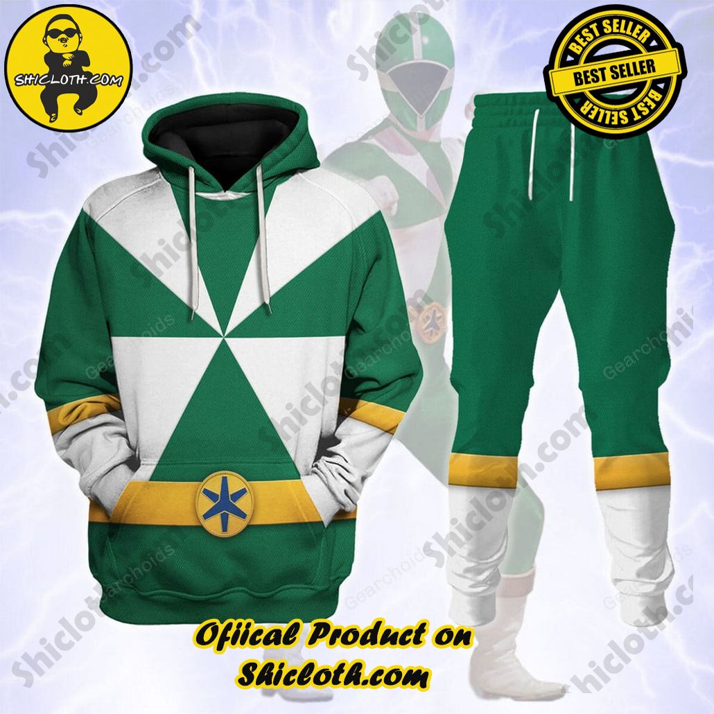 Unleash Your Inner Ranger: Introducing Shicloth's Power Rangers Lightspeed Outfit Costume Collection 18 Lightspeed Green Ranger Hoodies Sweatshirt T-shirt Sweatpants Hawaiian Tracksuit