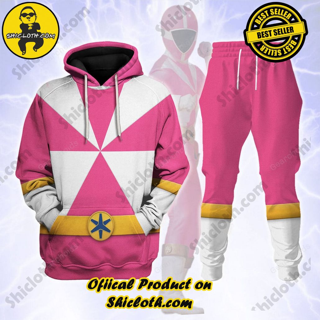 Unleash Your Inner Ranger: Introducing Shicloth's Power Rangers Lightspeed Outfit Costume Collection 19 Lightspeed Pink Ranger Hoodies Sweatshirt T-shirt Sweatpants Hawaiian Tracksuit
