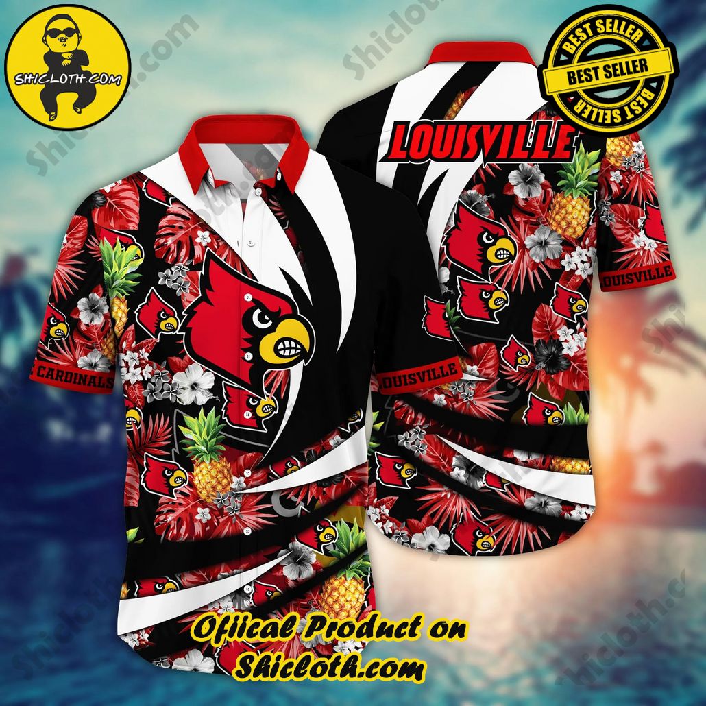 Shicloth Beach Shirts: The Perfect Way to Beat the Heat 17 Louisville Cardinals NCAA Hawaiian Shirt Bikinis Aloha Shirt