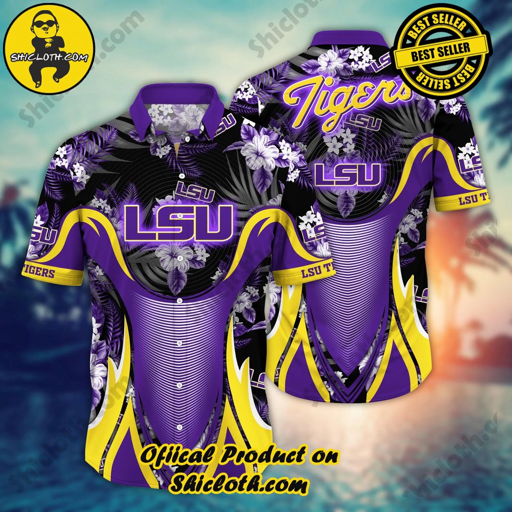 Shicloth Beach Shirts: The Perfect Way to Beat the Heat 24 Lsu Tigers NCAA Hawaiian Shirt Starry Nights Aloha Shirt
