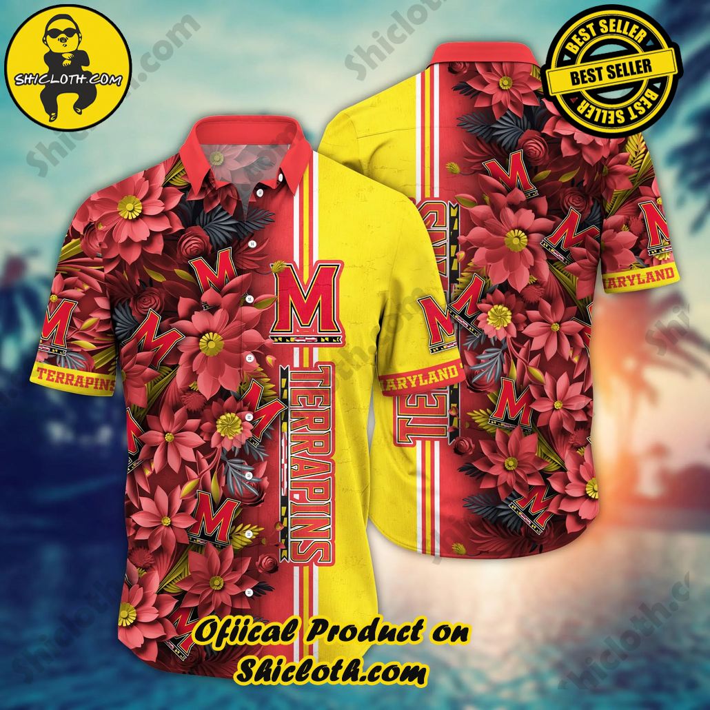 Shicloth Beach Shirts: The Perfect Way to Beat the Heat 31 Maryland Terrapins NCAA Hawaiian Shirt Custom Air Conditioning Aloha Shirt