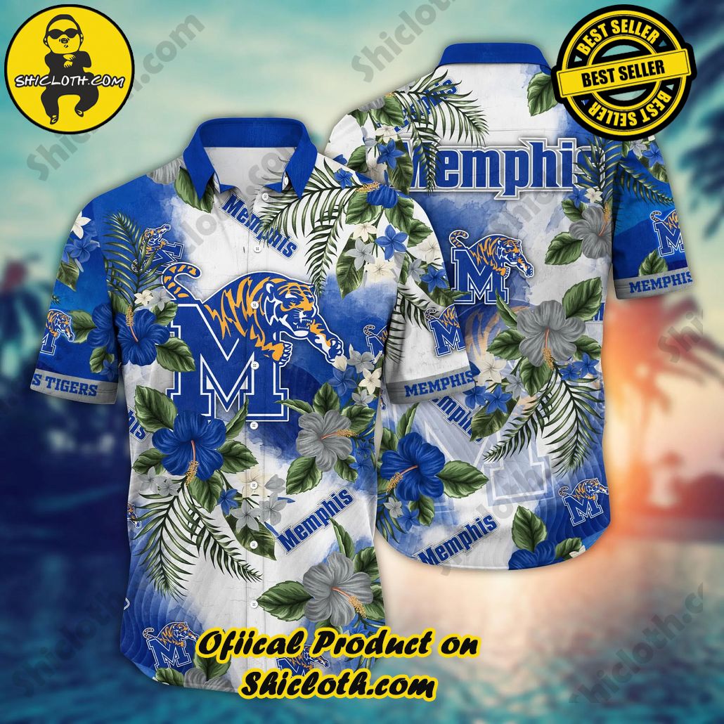 Shicloth Beach Shirts: The Perfect Way to Beat the Heat 38 Memphis Tigers NCAA Hawaiian Shirt Julytime Finals Match Shirts