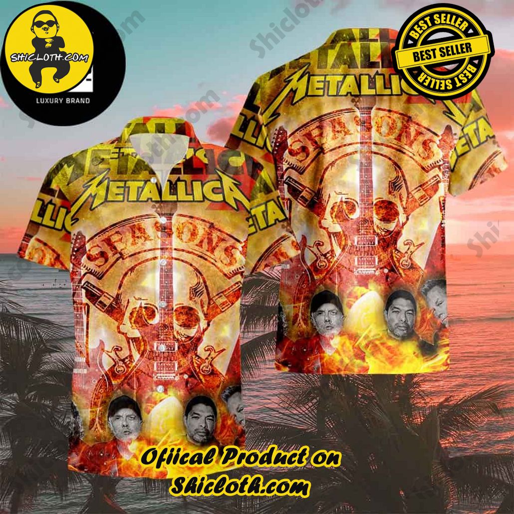 Tropical Vibes: Explore Shicloth's Hawaiian Shirt Collection 41 Metallica 72 Seasons Fan Editon 2024 Summer Trend Fan Gifts Hawaiian Shirt