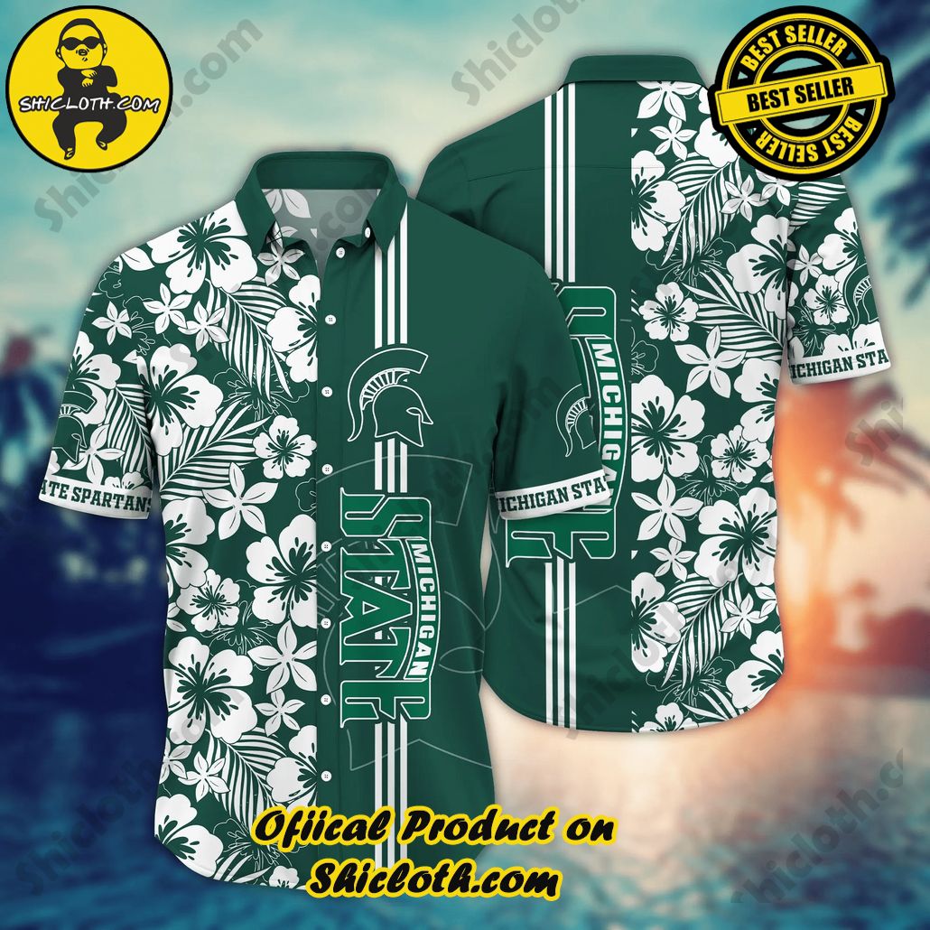 Shicloth Beach Shirts: The Perfect Way to Beat the Heat 51 Michigan State Spartans NCAA Hawaiian Shirt Ceiling Fanstime Aloha Shirt
