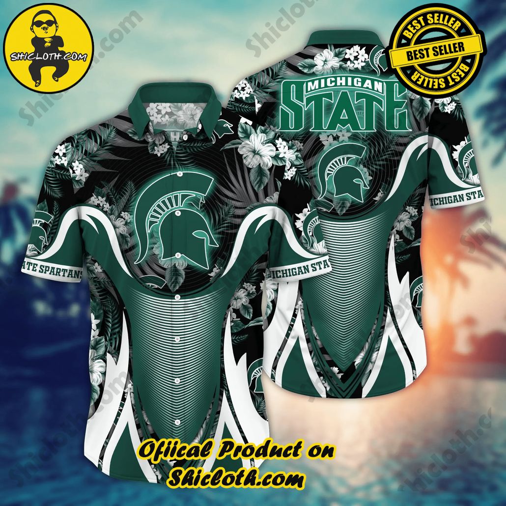 Shicloth Beach Shirts: The Perfect Way to Beat the Heat 52 Michigan State Spartans NCAA Hawaiian Shirt Umbrellas (For Sun) Aloha Shirt