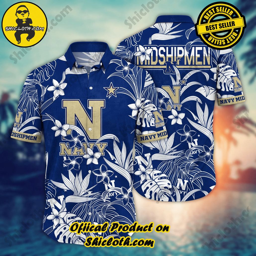 Shicloth Beach Shirts: The Perfect Way to Beat the Heat 69 Navy Midshipmen NCAA Hawaiian Shirt Dry Seasontime Football Celebration Shirts