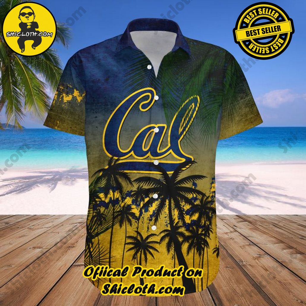 Shicloth Beach Shirts: The Perfect Way to Beat the Heat 83 NCAA California Golden Bears Coconut Tree Trendy Hawaiian Shirt V3 Aloha Shirt