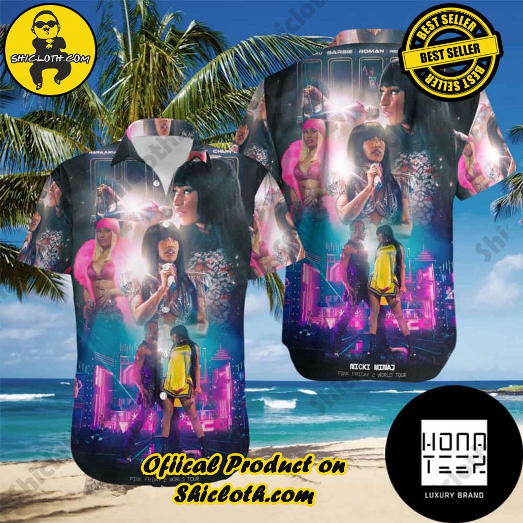 Tropical Vibes: Explore Shicloth's Hawaiian Shirt Collection 47 Nicki Minaj Pink Friday 2 World Tour Dark Version Fan Gifts Hawaiian Shirt