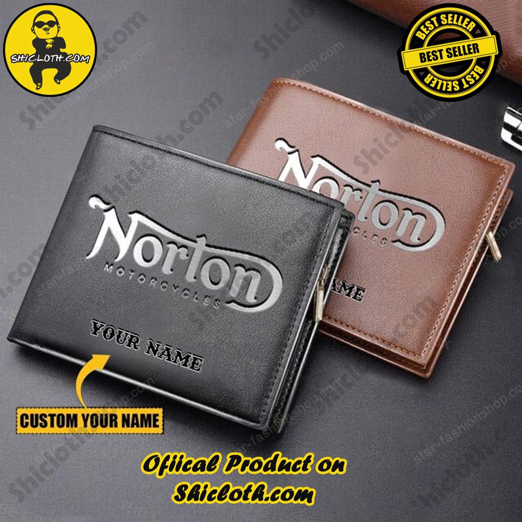 Discover the Timeless Elegance: Shicloth's Leather Wallet Unveiled 28 Norton Motorcycles Custom Name Handmade Leather Wallet