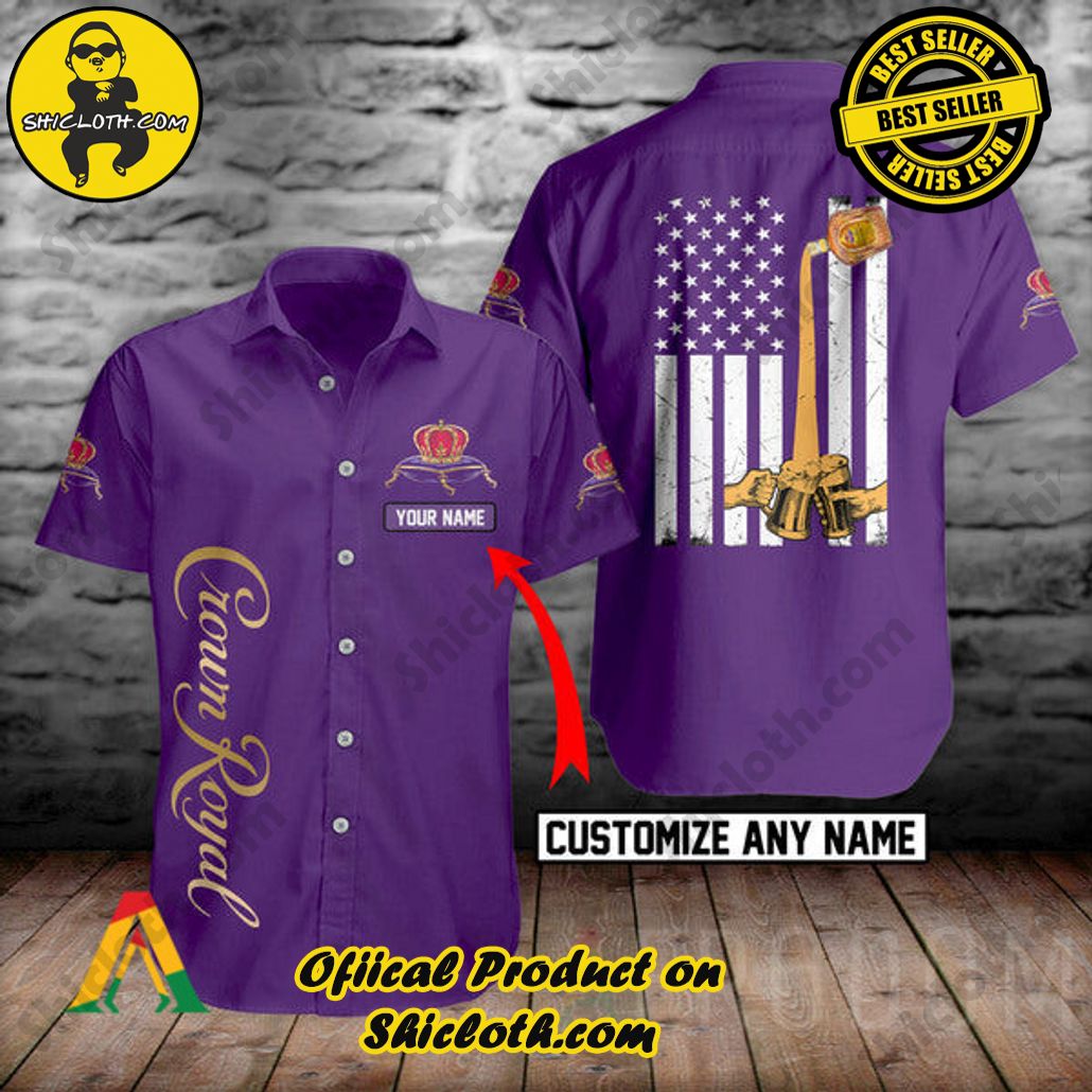 Discover Paradise: Shicloth's Button Shirt - Hawaiian Shirt 58 Personalized Basic Printed Crown Royal Button Shirt - Hawaiian Shirt