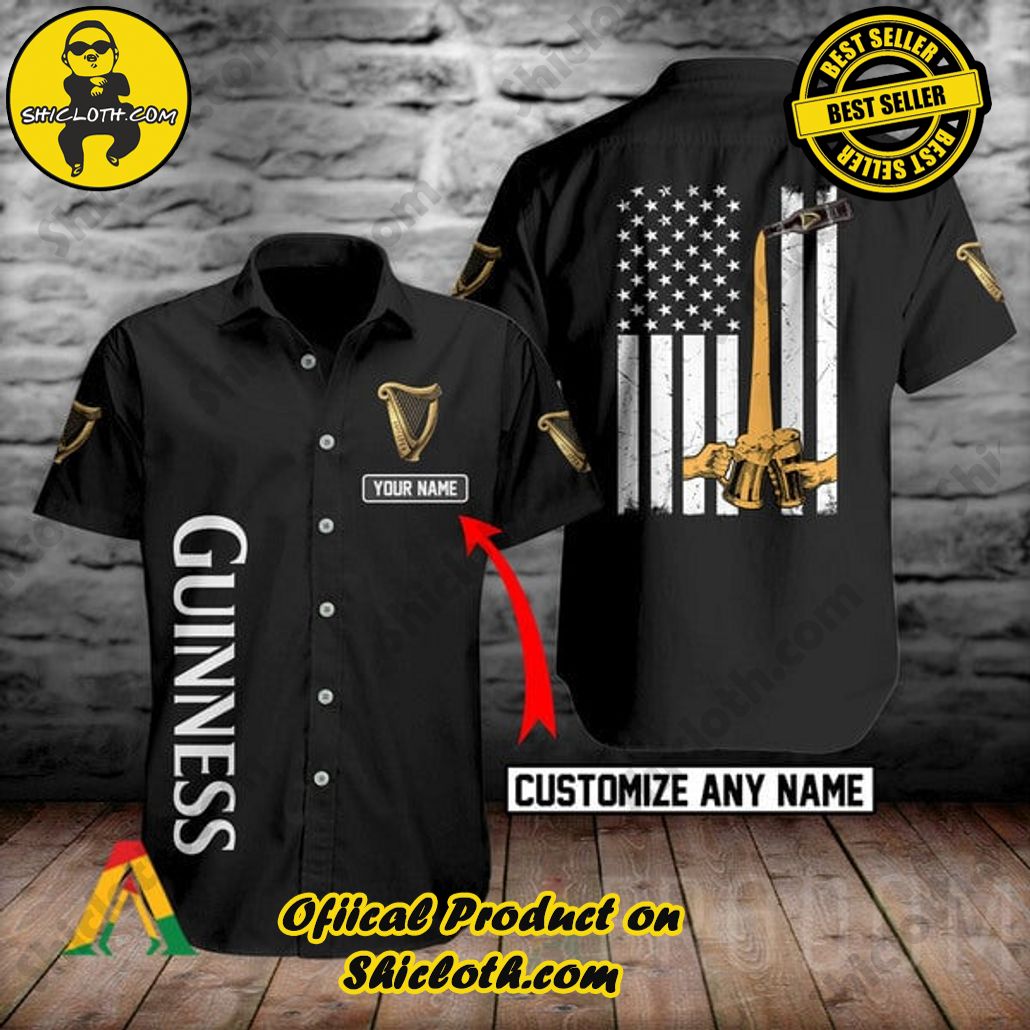 Discover Paradise: Shicloth's Button Shirt - Hawaiian Shirt 60 Personalized Basic Printed Guinness Button Shirt - Hawaiian Shirt