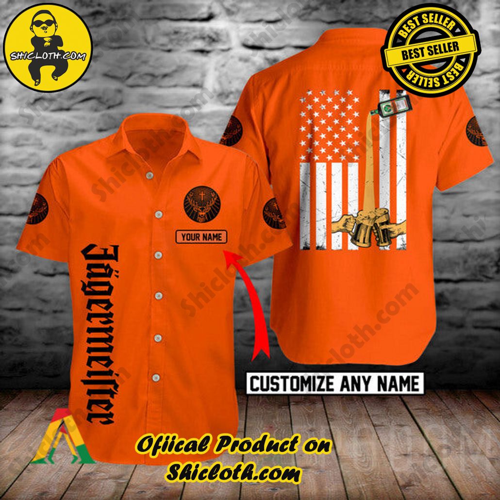 Discover Paradise: Shicloth's Button Shirt - Hawaiian Shirt 61 Personalized Basic Printed Jagermeister Button Shirt - Hawaiian Shirt
