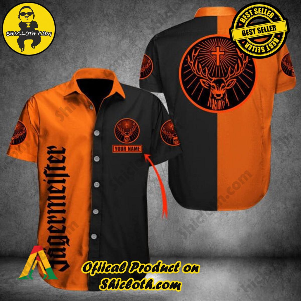 Discover Paradise: Shicloth's Button Shirt - Hawaiian Shirt 74 Personalized Multicolor Jagermeister Button Shirt - Hawaiian Shirt