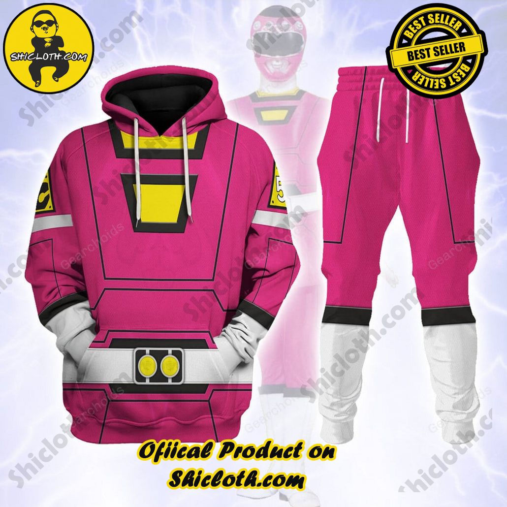 Unleash Your Inner Ranger: Introducing Shicloth's Power Rangers Lightspeed Outfit Costume Collection 22 Pink Power Rangers Turbo Hoodies Sweatshirt T-shirt Hawaiian Tracksuit