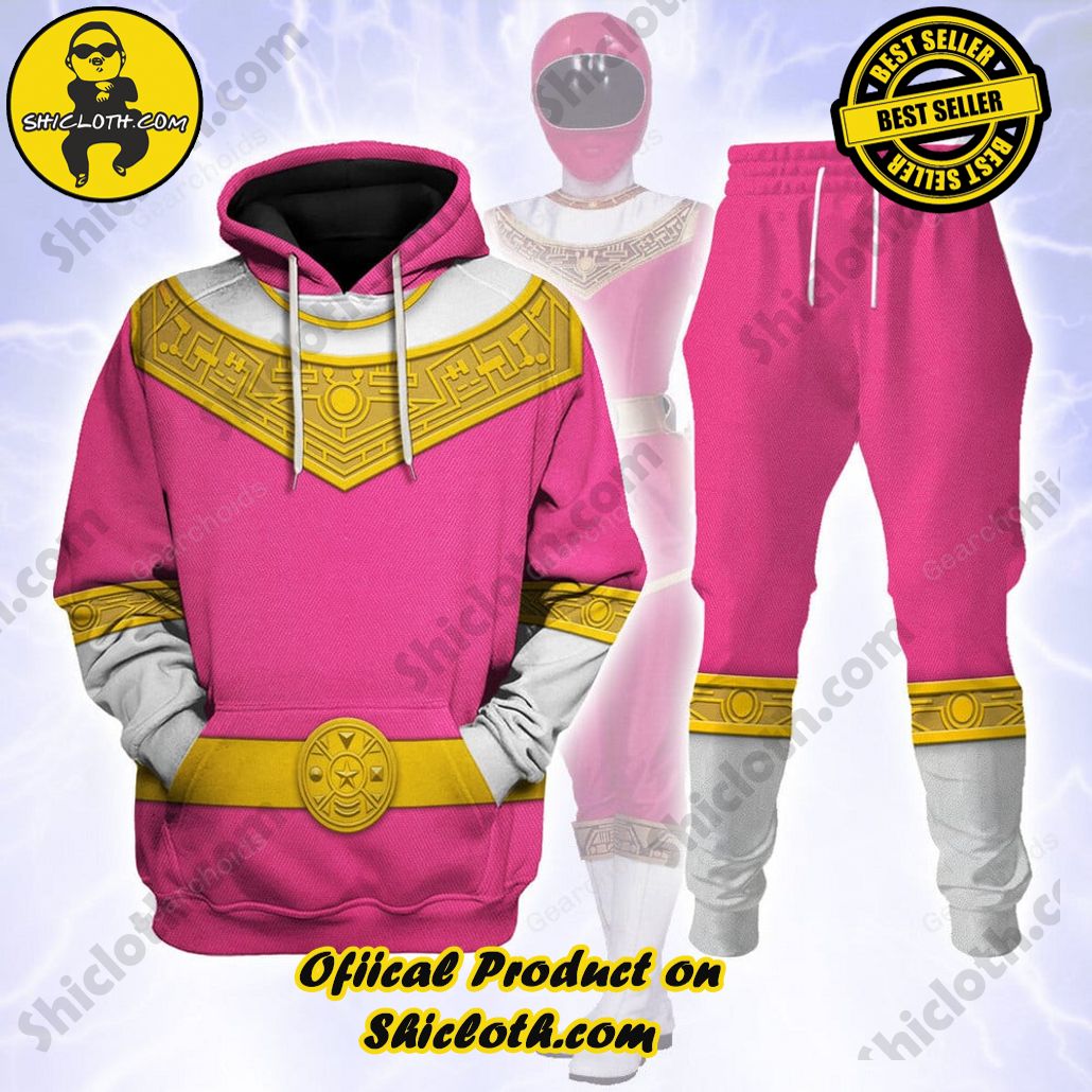 Unleash Your Inner Ranger: Introducing Shicloth's Power Rangers Lightspeed Outfit Costume Collection 24 Pink Power Rangers Zeo Hoodies Sweatshirt T-shirt Hawaiian Tracksuit