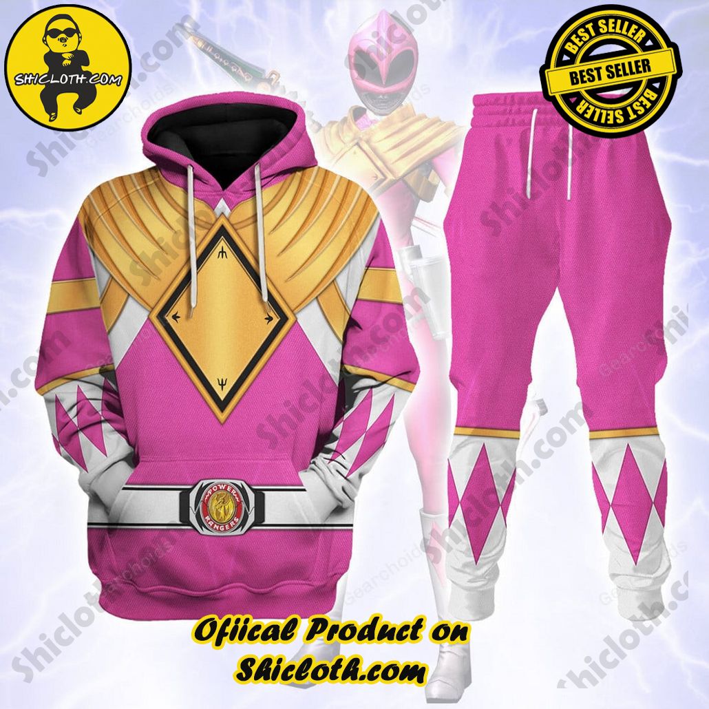 Unleash Your Inner Ranger: Introducing Shicloth's Power Rangers Lightspeed Outfit Costume Collection 25 Pink Ranger Dragon Shield Hoodies Sweatshirt T-shirt Hawaiian Tracksuit