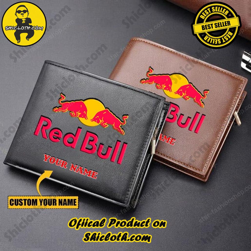 Discover the Timeless Elegance: Shicloth's Leather Wallet Unveiled 29 Red Bull Custom Name Handmade Leather Wallet