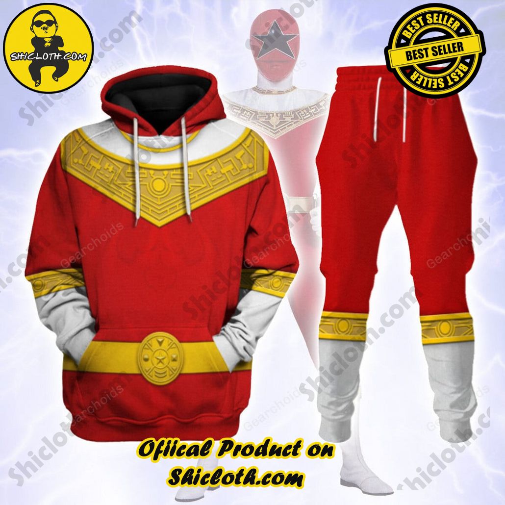 Unleash Your Inner Ranger: Introducing Shicloth's Power Rangers Lightspeed Outfit Costume Collection 33 Red Power Rangers Zeo Hoodies Sweatshirt T-shirt Hawaiian Tracksuit