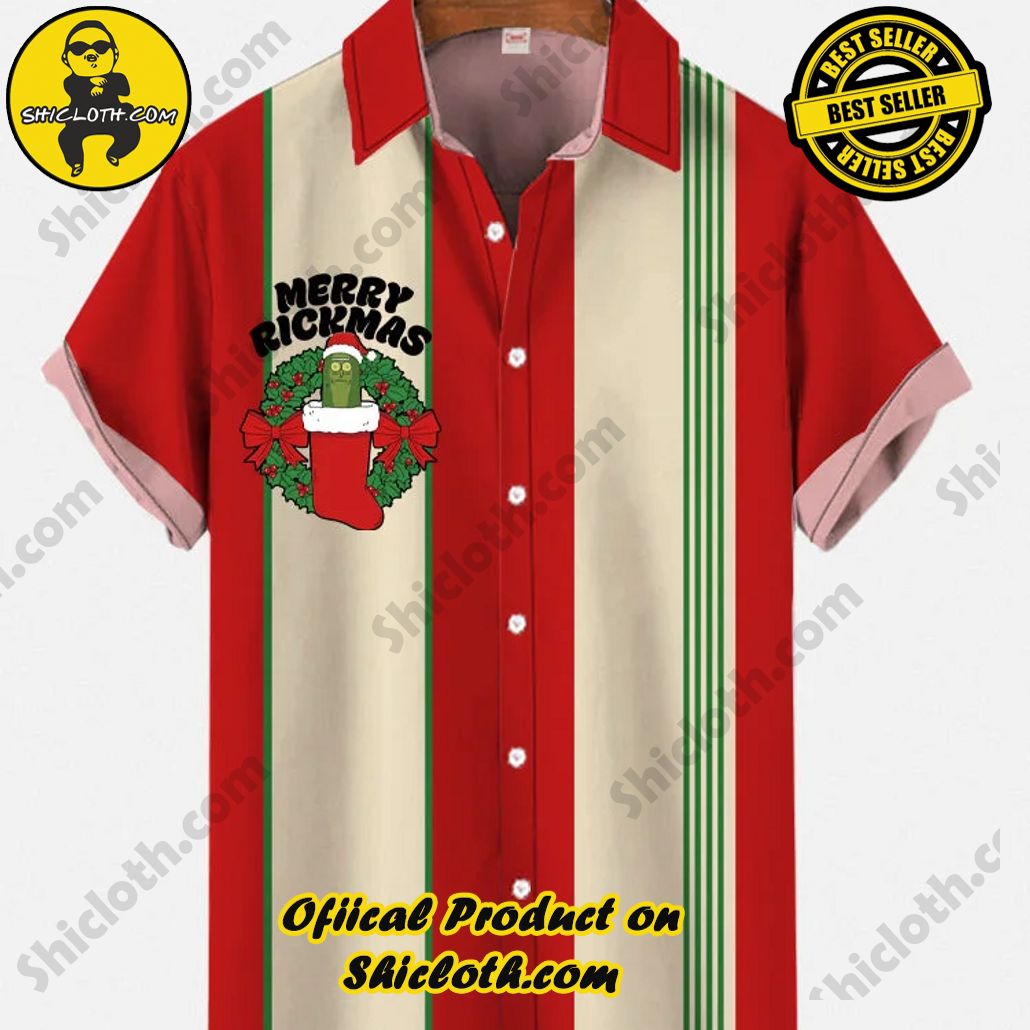 Shicloth Short Sleeve Shirts: Stay Cool and Look Sharp This Summer 51 Retro Red And Wheat Stitching Christmas Sock Monster Printing Short Sleeve Shirt