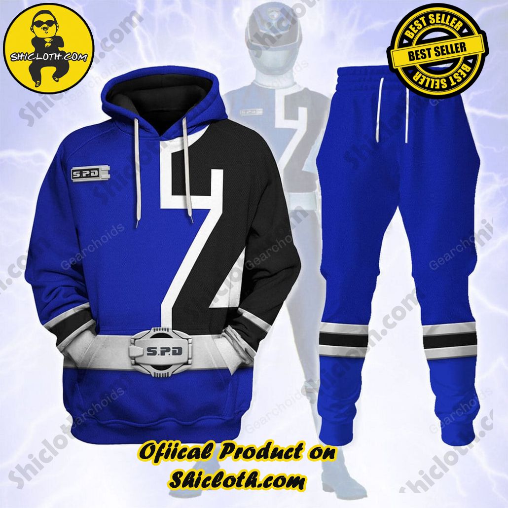 Unleash Your Inner Ranger: Introducing Shicloth's Power Rangers Lightspeed Outfit Costume Collection 36 S.P.D Blue Ranger Hoodies Sweatshirt T-shirt Sweatpants Hawaiian Tracksuit