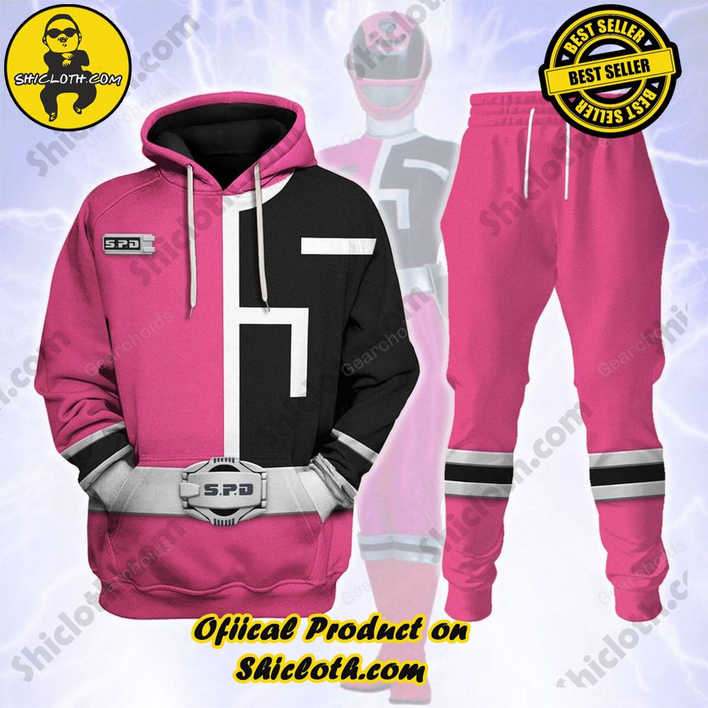 Unleash Your Inner Ranger: Introducing Shicloth's Power Rangers Lightspeed Outfit Costume Collection 38 S.P.D Pink Ranger Hoodies Sweatshirt T-shirt Sweatpants Hawaiian Tracksuit