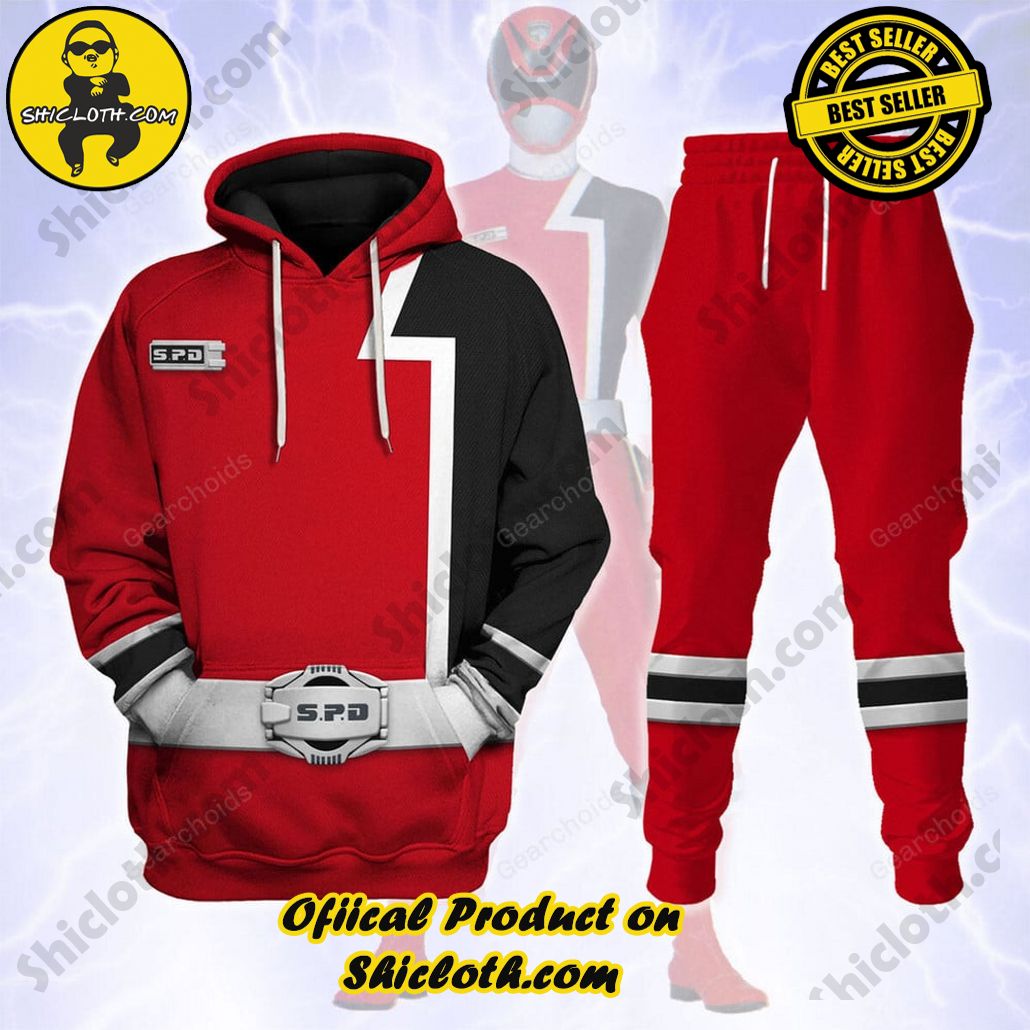 Unleash Your Inner Ranger: Introducing Shicloth's Power Rangers Lightspeed Outfit Costume Collection 39 S.P.D Red Ranger Hoodies Sweatshirt T-shirt Sweatpants Hawaiian Tracksuit