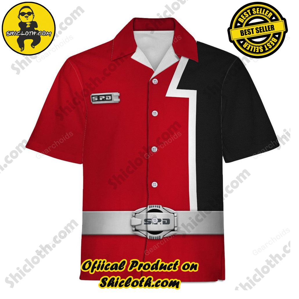 S.P.D Red Ranger Hoodies Sweatshirt T-shirt Sweatpants Hawaiian Tracksuit 10 S.P.D Red Ranger Hoodies Sweatshirt T-shirt Sweatpants Hawaiian Tracksuit - Image 10