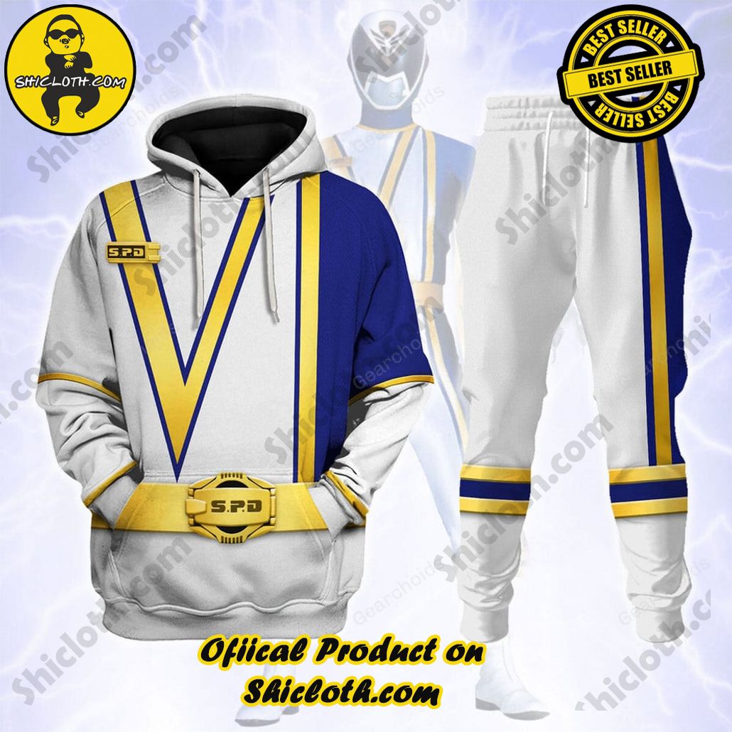 Unleash Your Inner Ranger: Introducing Shicloth's Power Rangers Lightspeed Outfit Costume Collection 40 S.P.D White Ranger Hoodies Sweatshirt T-shirt Sweatpants Hawaiian Tracksuit