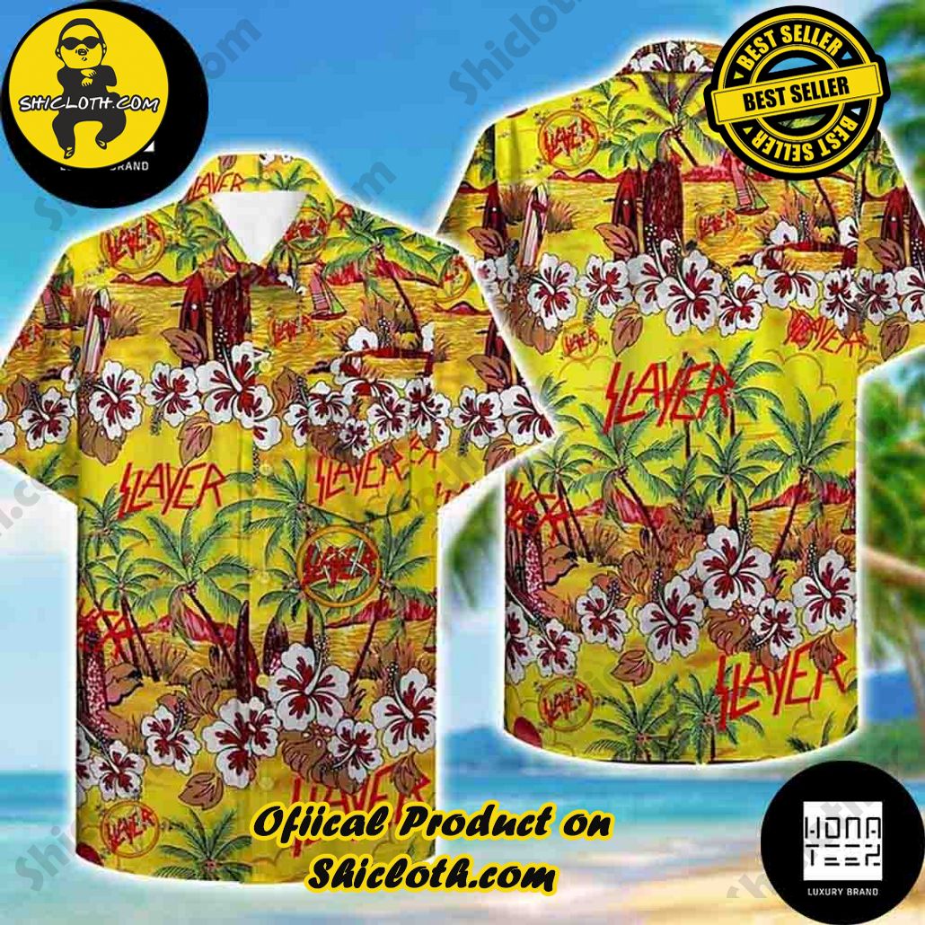 Tropical Vibes: Explore Shicloth's Hawaiian Shirt Collection 53 Slayer Tropical Flowers 2024 Summer Trending Hawaiian Shirt