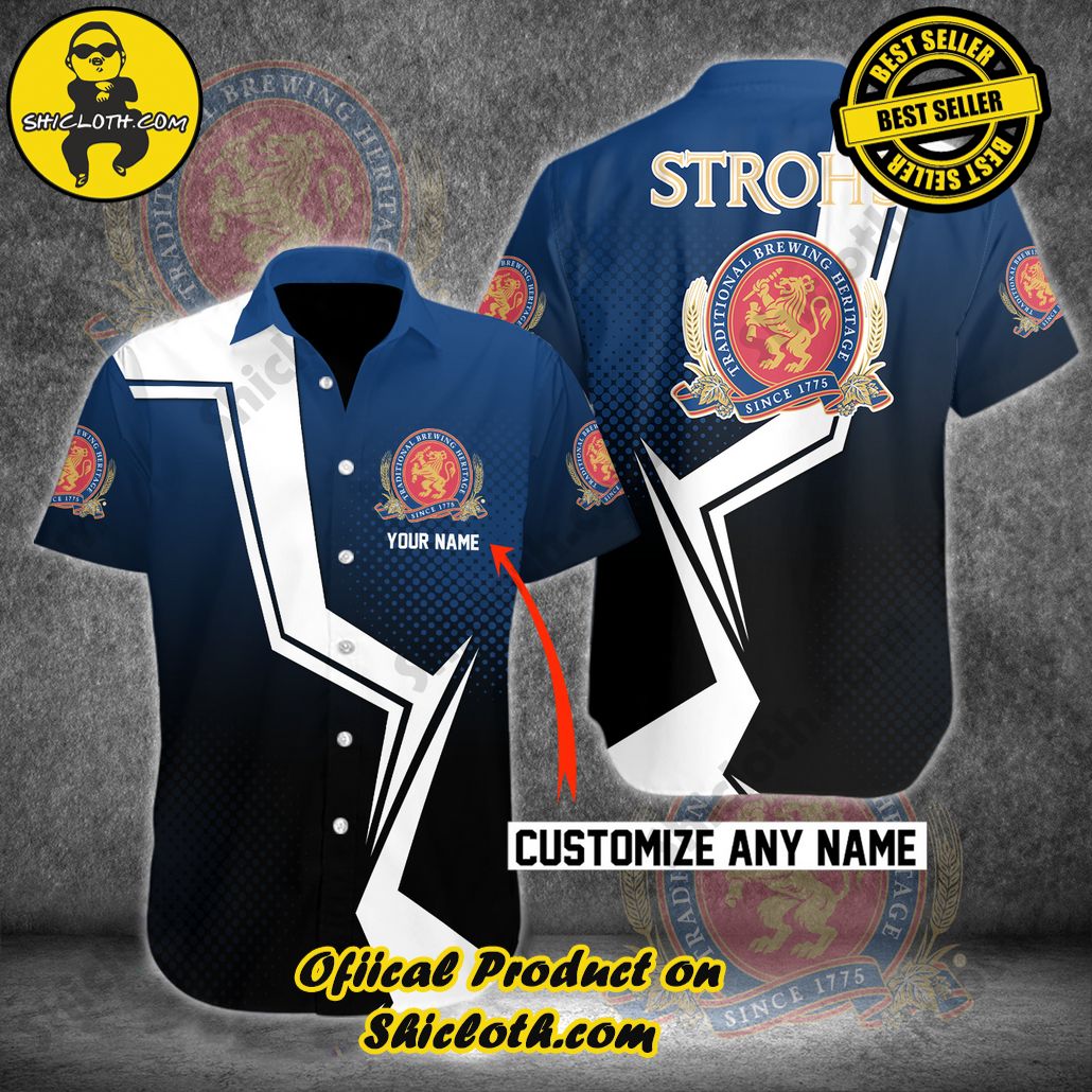 Discover Paradise: Shicloth's Button Shirt - Hawaiian Shirt 81 Stroh’s Personalized Button Shirt - Hawaiian Shirt