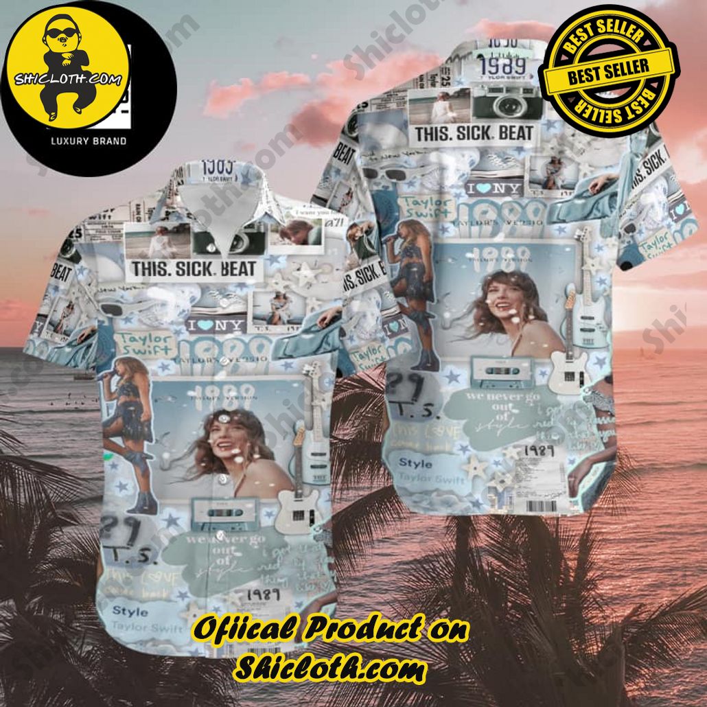 Tropical Vibes: Explore Shicloth's Hawaiian Shirt Collection 58 Taylor Swift 1989 Taylor Version Aesthetic 2024 Summer Trend Fan Gifts Hawaiian Shirt