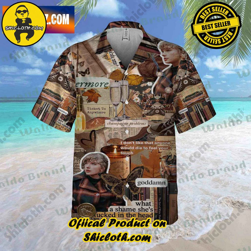 Tropical Vibes: Explore Shicloth's Hawaiian Shirt Collection 65 Taylor Swift Red Taylor Version 2024 Summer Trend Fan Gifts Hawaiian Shirt