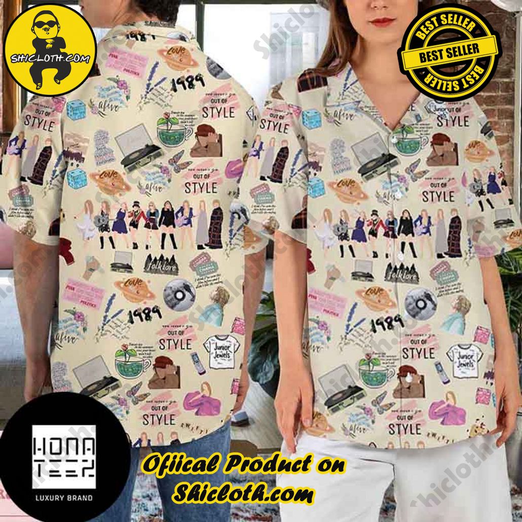 Tropical Vibes: Explore Shicloth's Hawaiian Shirt Collection 71 Taylor Swift The Eras Tour Hanavbara Version Cute Summer Trend 2024 Haiwaiian Shirt