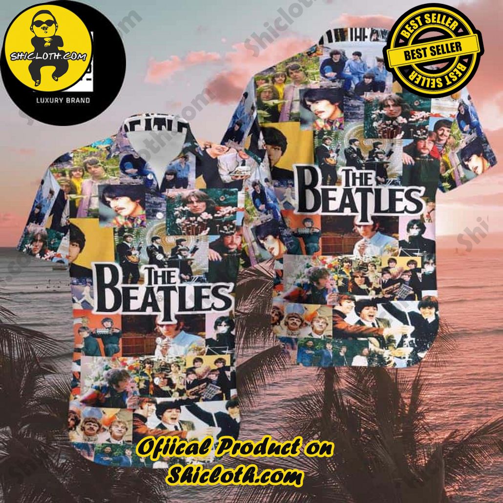 Tropical Vibes: Explore Shicloth's Hawaiian Shirt Collection 77 The Beatles Members 2024 Summer Trend Fan Gifts Hawaiian Shirt