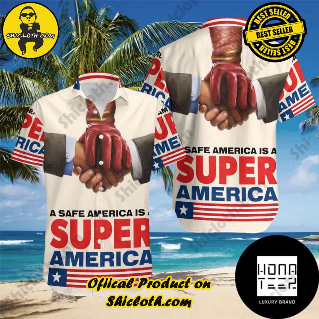 Tropical Vibes: Explore Shicloth's Hawaiian Shirt Collection 78 THE BOYS Season 4 New Poster A Safe America Is A Super America Fan Gifts Hawaiian Shirt