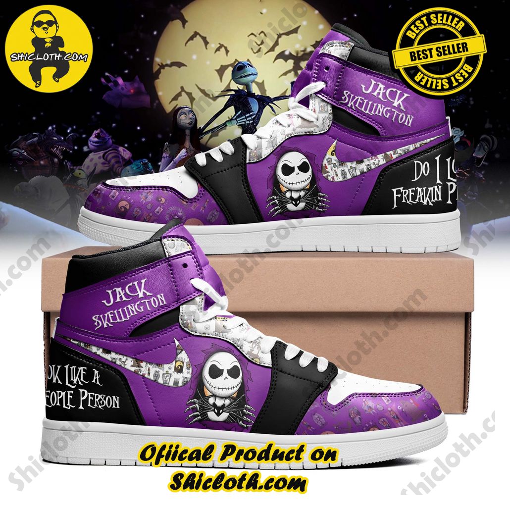 the nightmare before christmas movie jack skellington nike air jordan 1 hightop sneakers 2