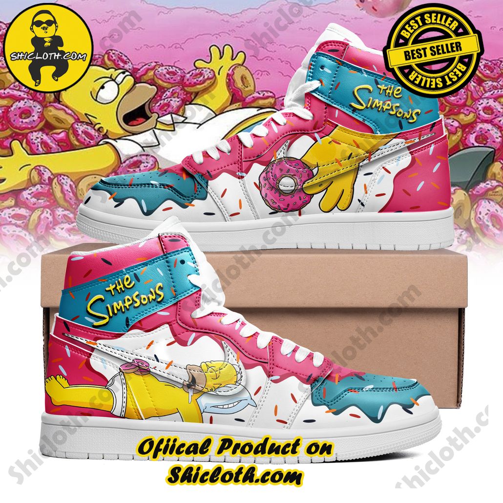 the simpsons nike air jordan 1 hightop sneakers 2 Rk2sO