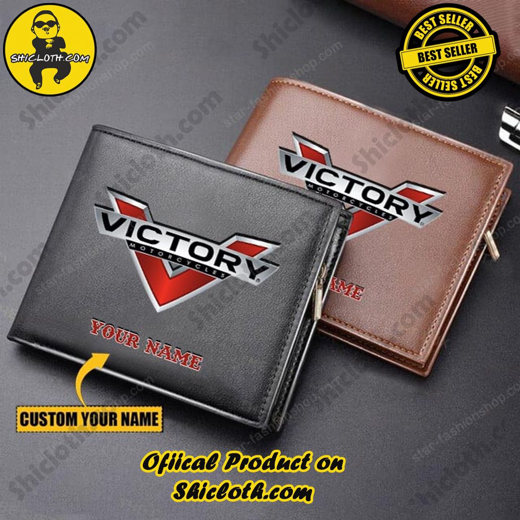 Discover the Timeless Elegance: Shicloth's Leather Wallet Unveiled 37 Victory Motorcycles Custom Name Handmade Leather Wallet