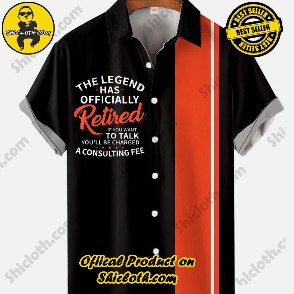 Shicloth Short Sleeve Shirts: The Perfect Way to Stay Cool and Comfortable on Your Beach Vacation 58 Vintage Black And Orangered Stripe And Quotes Printing Short Sleeve Shirt