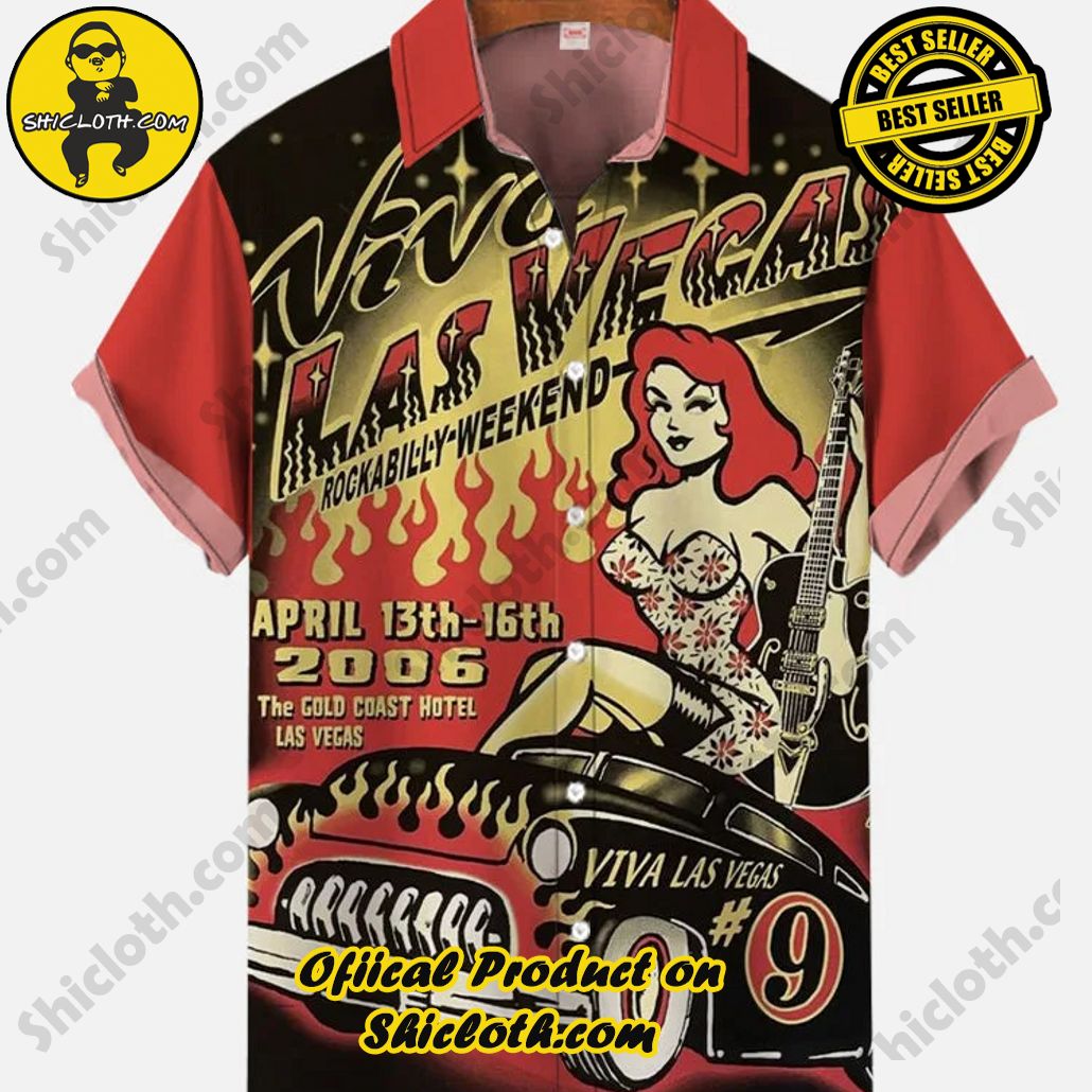 Shicloth Short Sleeve Shirts: Stay Cool and Look Sharp This Summer 76 Vintage Pin Up Art Fun Las Vegas Flaming Retro Car And Hot Beauty Printing Short Sleeve Shirt