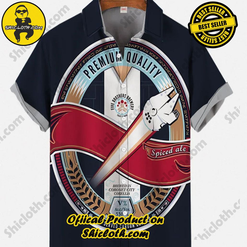 Shicloth Short Sleeve Shirts: Stay Cool and Look Sharp This Summer 98 Vintage Poster Premium Quality Beer And Spaceship Printing Short Sleeve Shirt