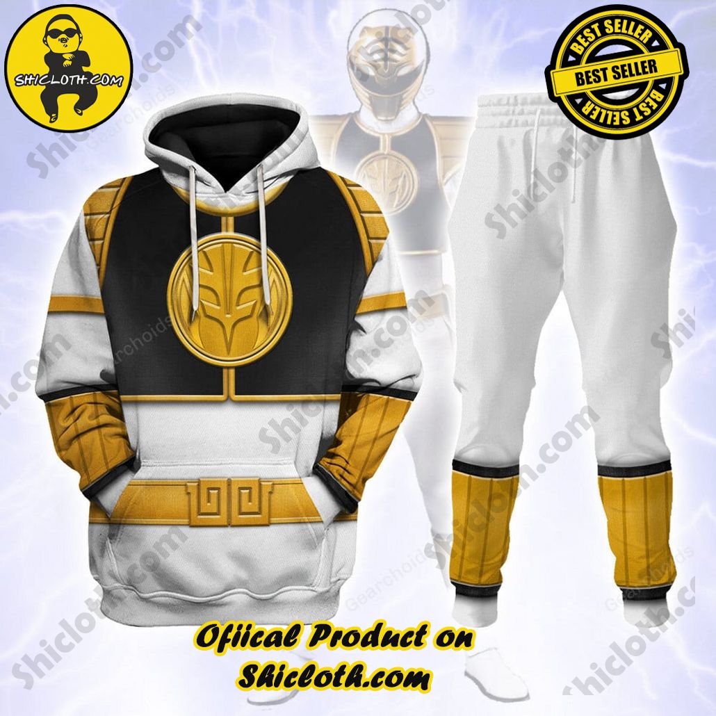 Unleash Your Inner Ranger: Introducing Shicloth's Power Rangers Lightspeed Outfit Costume Collection 42 White Ranger Mighty Morphin Hoodies Sweatshirt T-shirt Hawaiian Tracksuit