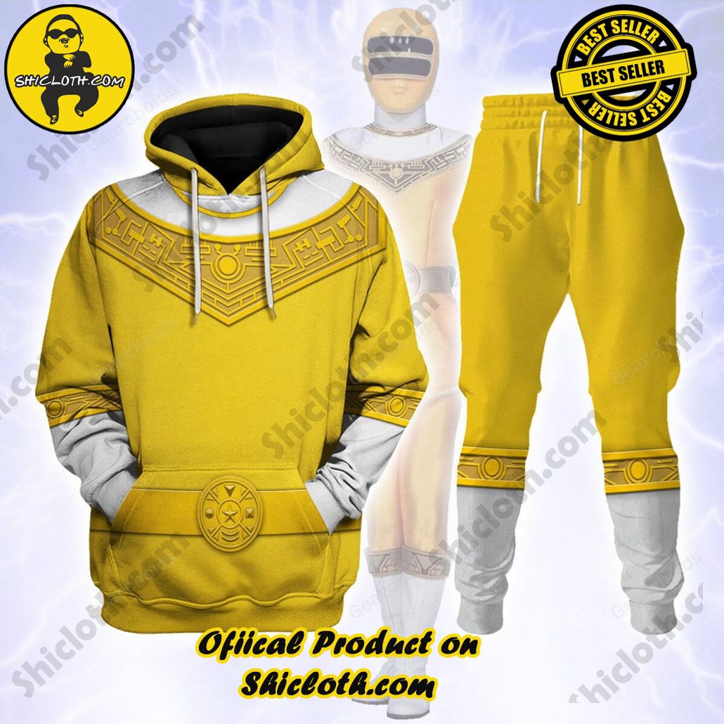 Unleash Your Inner Ranger: Introducing Shicloth's Power Rangers Lightspeed Outfit Costume Collection 45 Yellow Power Rangers Zeo Hoodies Sweatshirt T-shirt Hawaiian Tracksuit